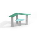 Triangle seat and table